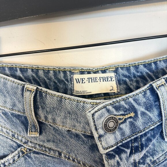 FREE PEOPLE We The Free Come As You Are Denim Maxi Skirt in Wash Medium Indigo - Picture 7 of 15